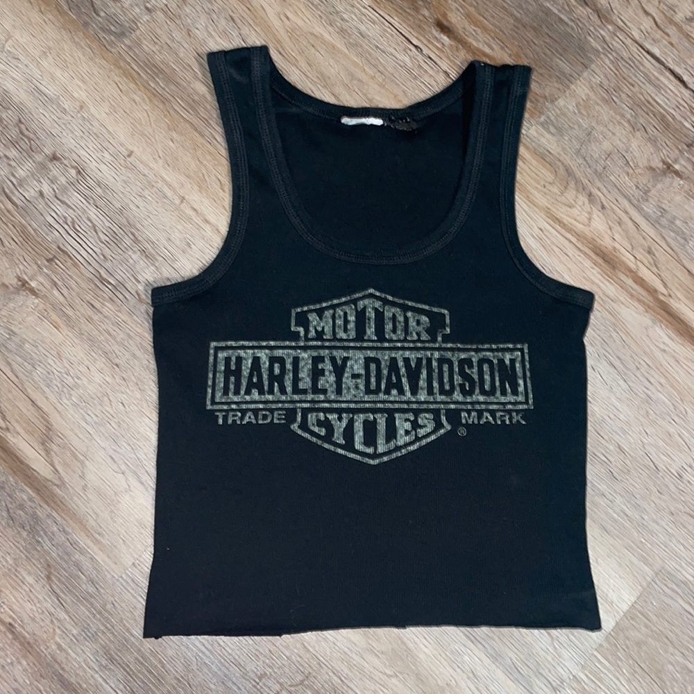 Harley Davidson cropped tank
